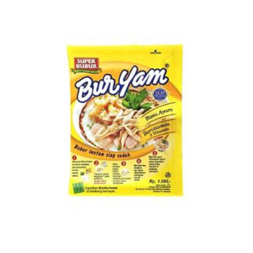 Super Bubur Buryam Rasa Ayam Sachet 27 Gr Renceng 10 Pcs