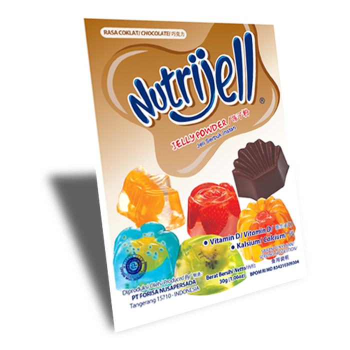 Nutrijell Coklat Sachet 15 Gr