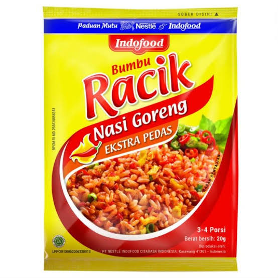 Indofood Bumbu Racik Nasi Goreng Ekstra Pedas Sachet 20 Gr