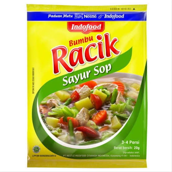 Indofood Bumbu Racik Sayur Sop Sachet 20 Gr