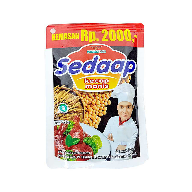 Sedaap Kecap Manis 2000 Pouch 70 Ml