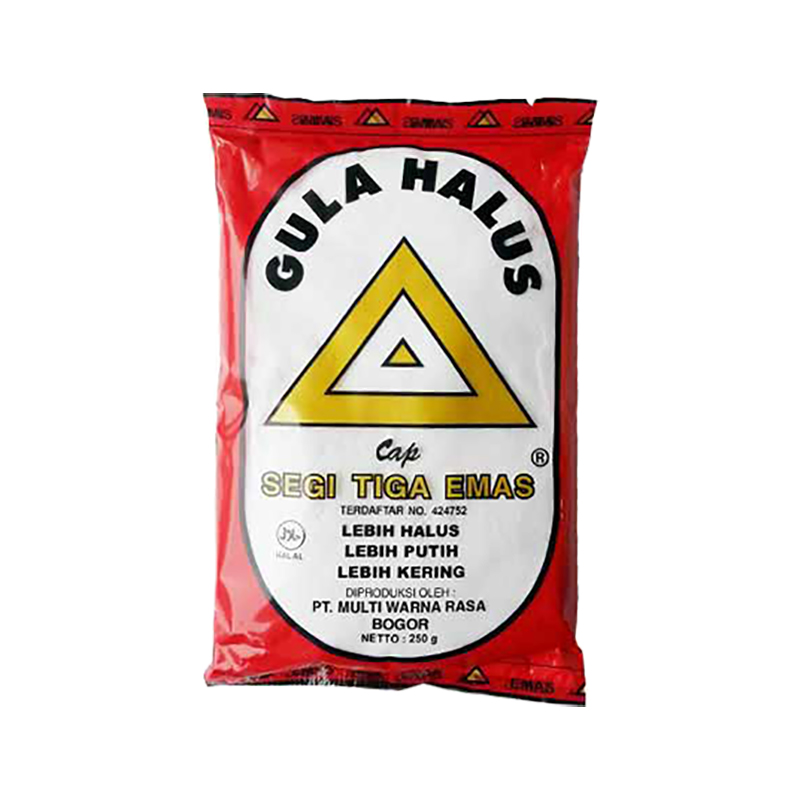 Gula Halus Cap Segi Tiga Emas 250 Gr