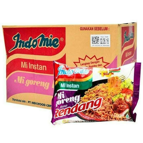 Indomie Mie Goreng Rasa Rendang 91 Gr Karton Isi 40 Pcs