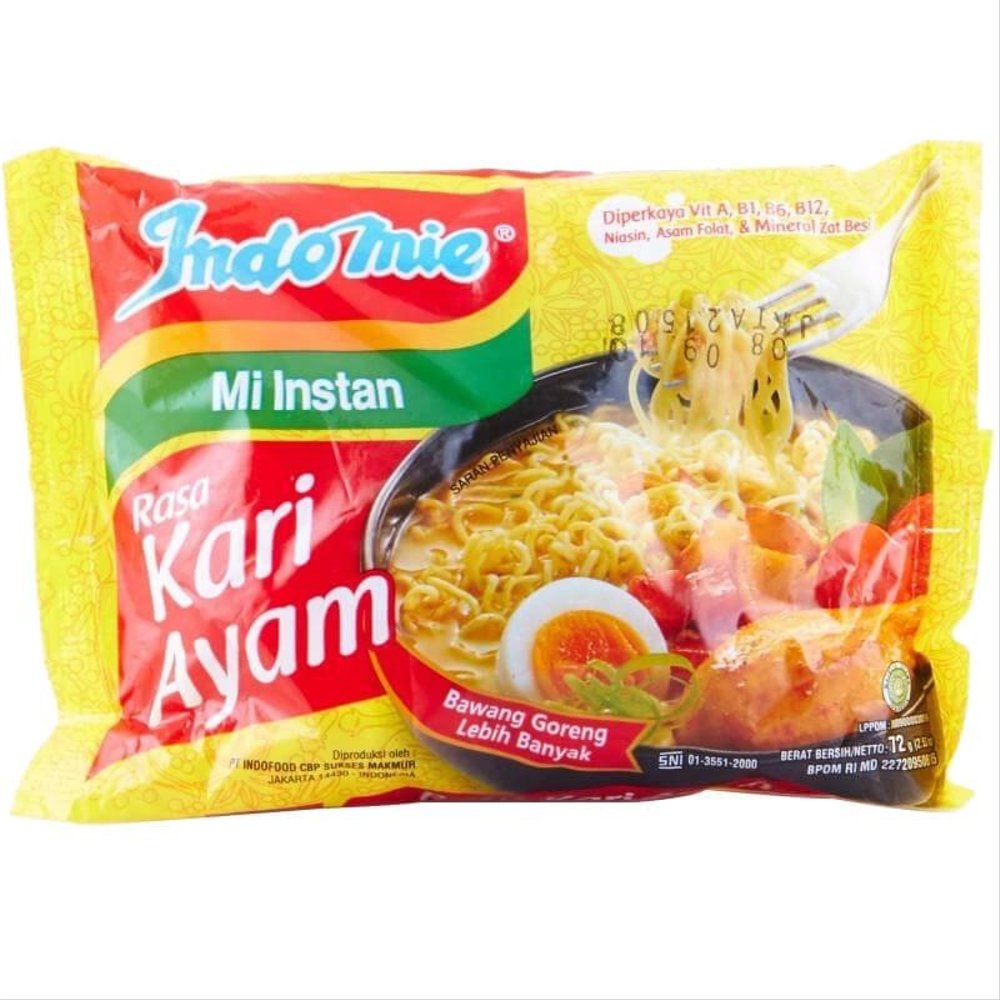 Indomie Mie Instant Kari Ayam 72 Gr