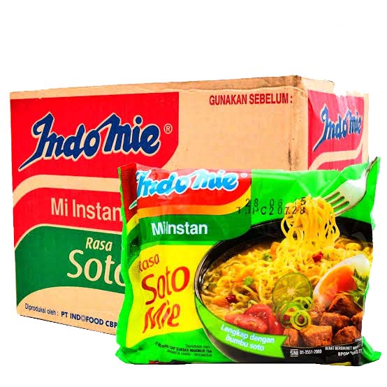 Indomie Rasa Soto Mie 72 Gr Karton Isi 40 Pcs