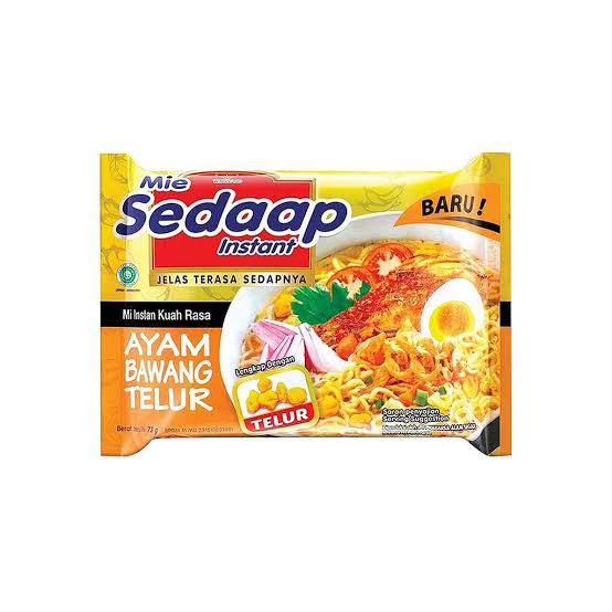 Mie Sedaap Mie Instant Ayam Bawang Telur 73 Gr
