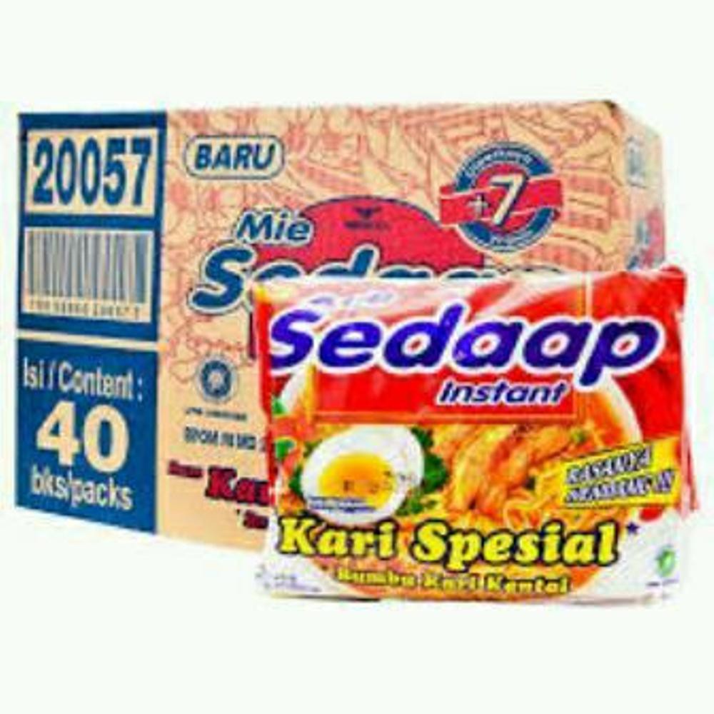 Mie Sedaap Rasa Kari Spesial 76 Gr Karton Isi 40 Pcs