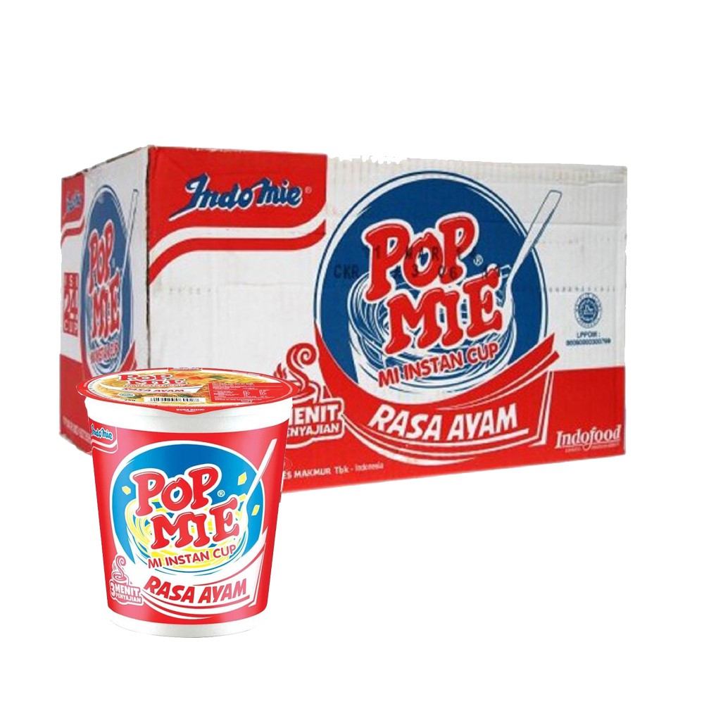Pop Mie Rasa Ayam 75 Gr Karton Isi 24 Pcs