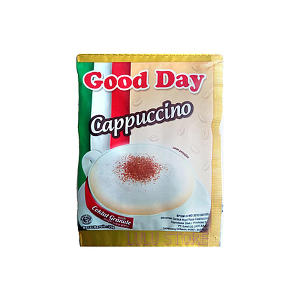 Good Day Cappucino With Coklat Granule Sachet 25 Gr Renceng 10 Pcs