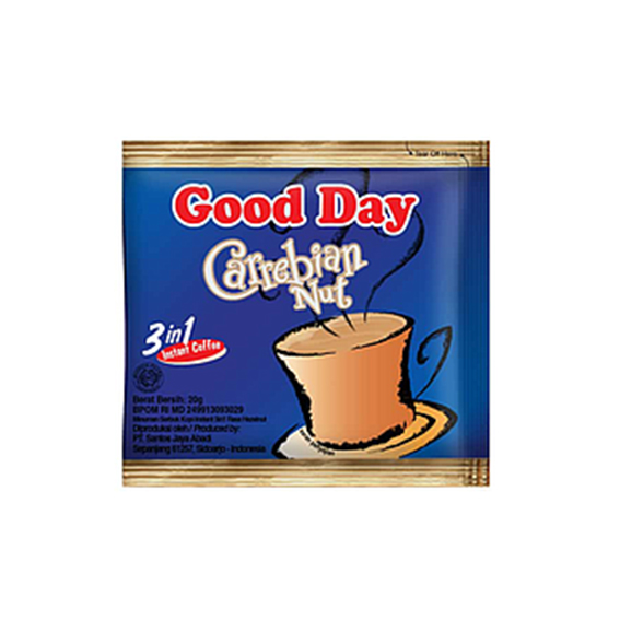 Good Day Carrebian Nut Sachet 20 Gr Karton Isi 50 Pcs