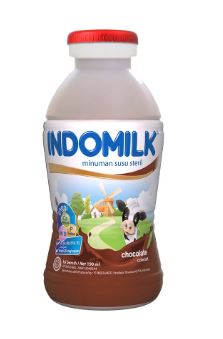INDOMILK CAIR BOTOL COKLAT 200ML