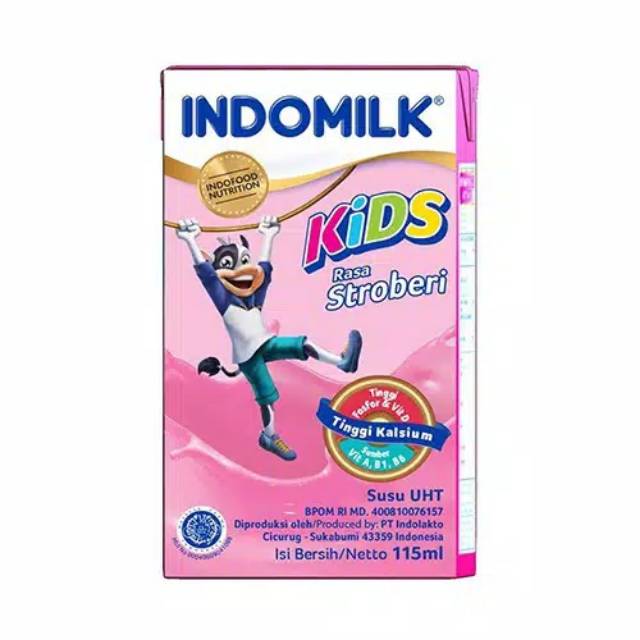 INDOMILK INDOMILK KIDS STRAWBERRY 115ML TETRA PACK