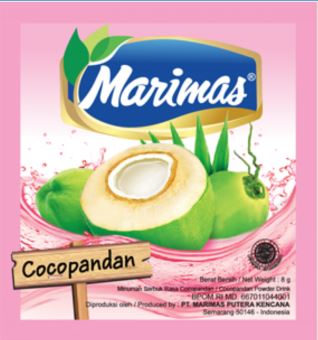 Marimas Cocopandan 8 Gr Sachet Renceng 10 Pcs