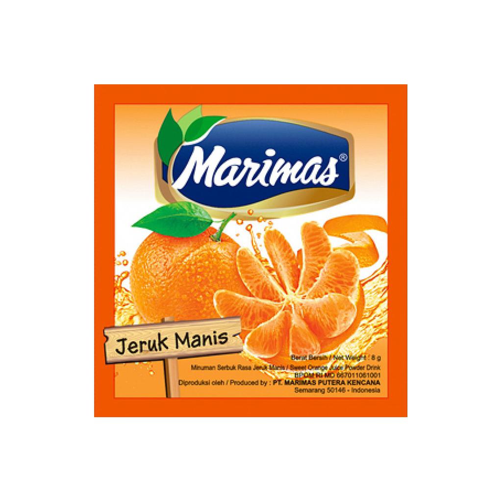 Marimas Jeruk Manis Sachet 8 Gr Renceng 10 Pcs