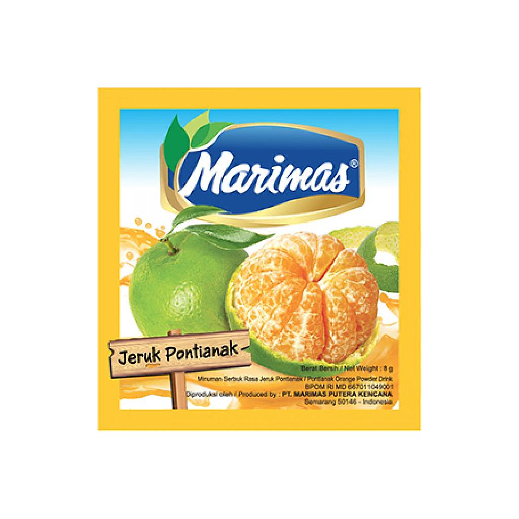 Marimas Jeruk Pontianak Sachet 8 Gr Renceng 10 Pcs