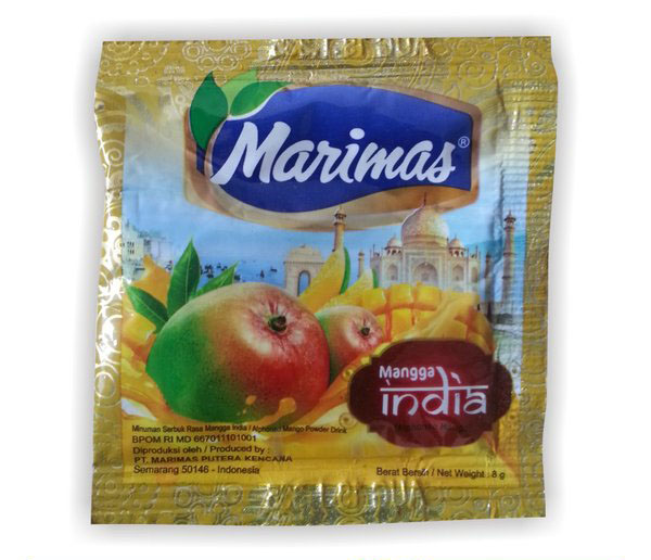 Marimas Mangga India Sachet 8 Gr Renceng 10 Pcs