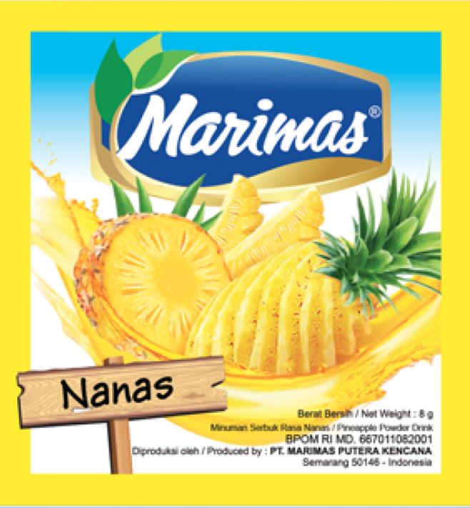 Marimas Nanas Sachet 8 Gr Renceng 10 Pcs