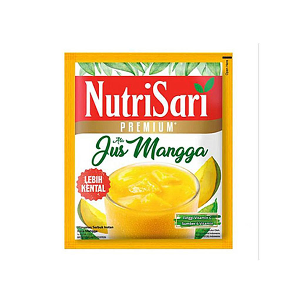 Nutrisari Premium Jus Mangga Sachet 15 Gr Renceng 10 Pcs