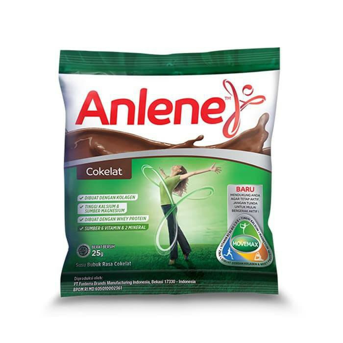 Anlene Actifit Rasa Coklat Sachet 25 Gr Renceng 10 Pcs