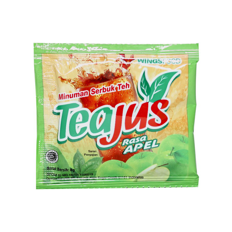 Teajus Apel Sachet 8 Gr Renceng 10 Pcs