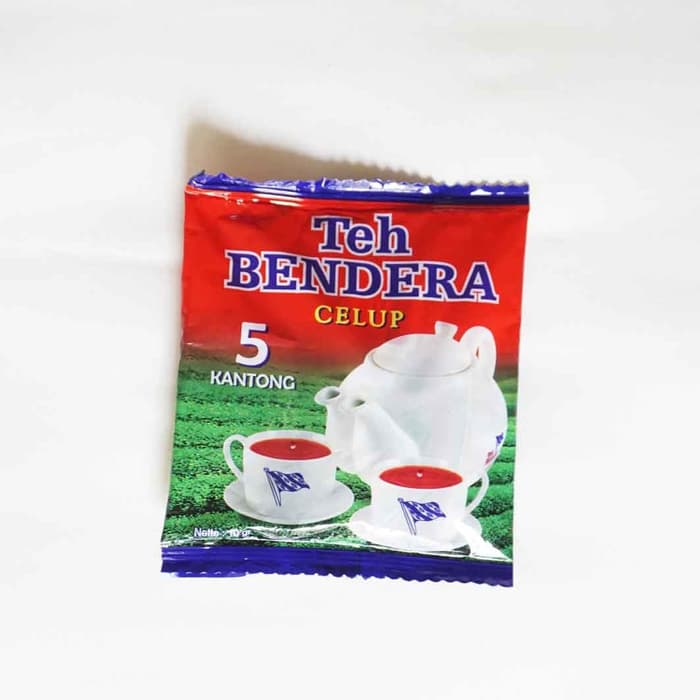 Teh Bendera Sachet Asli Sachet 10 Gr Isi 5 Kantong