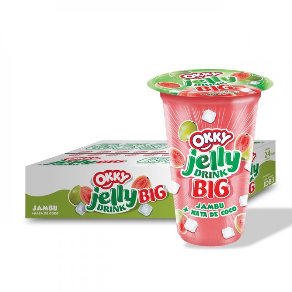 Okky Jelly Drink Jambu Cup 220 Ml Karton Isi 24 Pcs