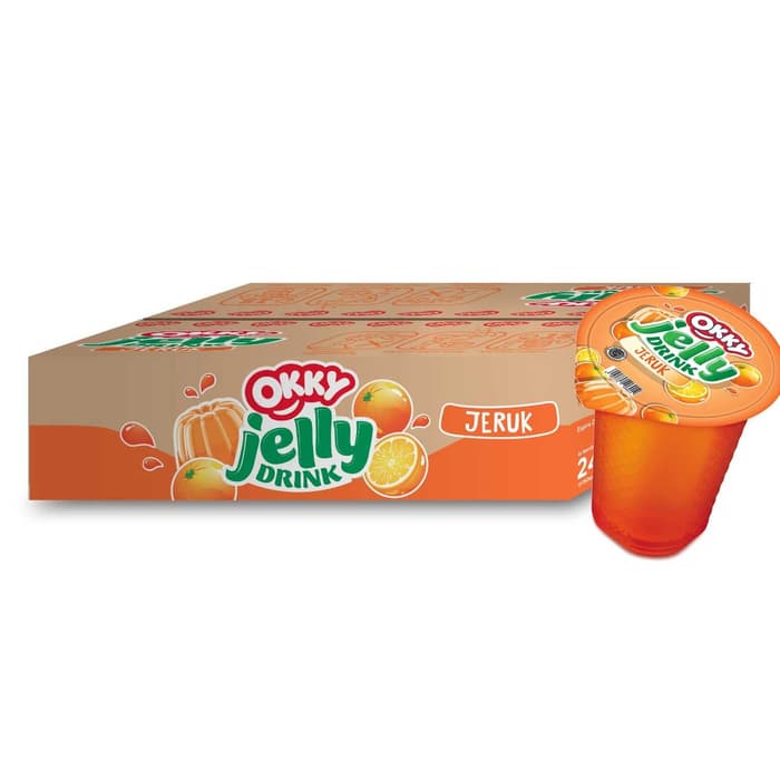 Okky Jelly Drink Jeruk Cup 150 Ml Karton Isi 24 Pcs