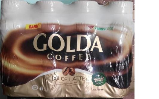 Golda Coffee PET 200 Ml Karton Isi 12 Pcs