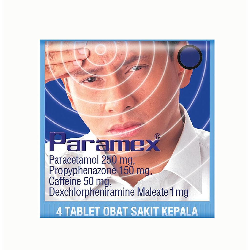 Paramex Sakit Kepala 4 Tableet Strip