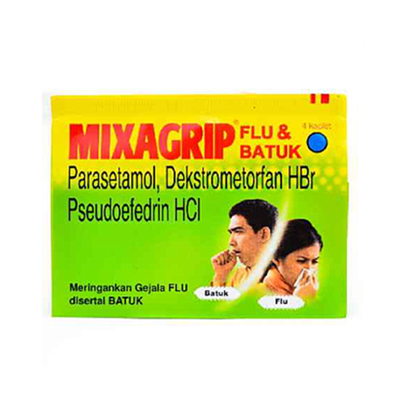 Mixagrip Flu &amp; Batuk  Strip 4 Tablet