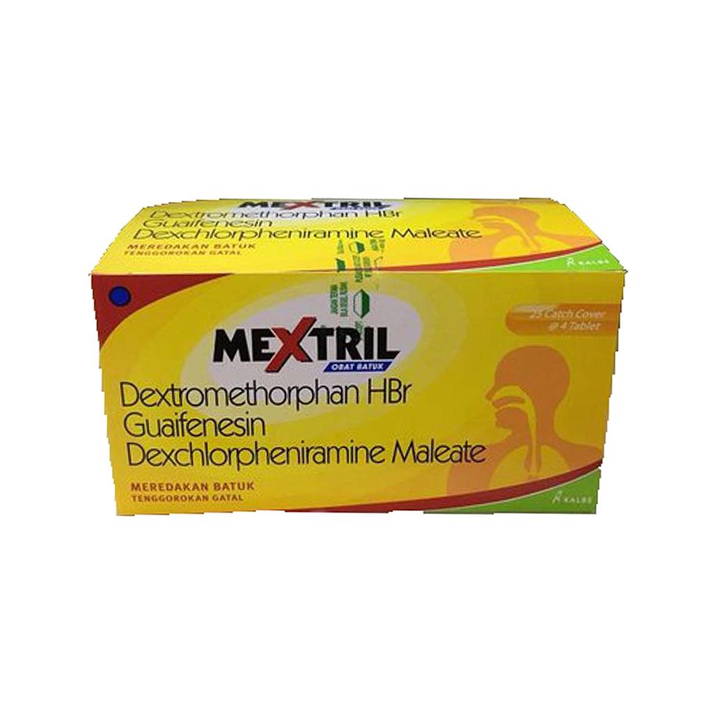 Mextril Obat Batuk 4 Pcs Strip Box Isi 25