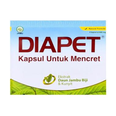 Diapet Kapsul Untuk Mencret 4 Capsules Strip