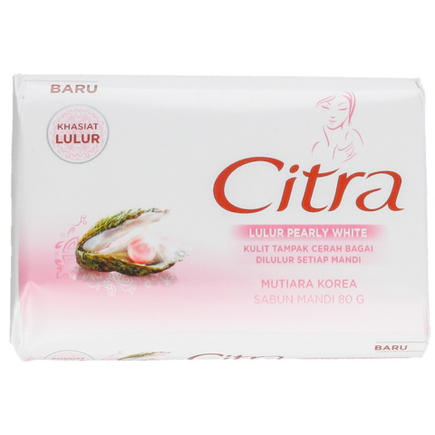 Citra Sabun Pearly White Soap Bar 80 Gr