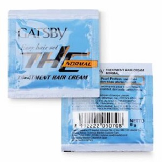 Gatsby Treatment Hair Cream Normal Sachet 6 Gr Renceng 20 Pcs