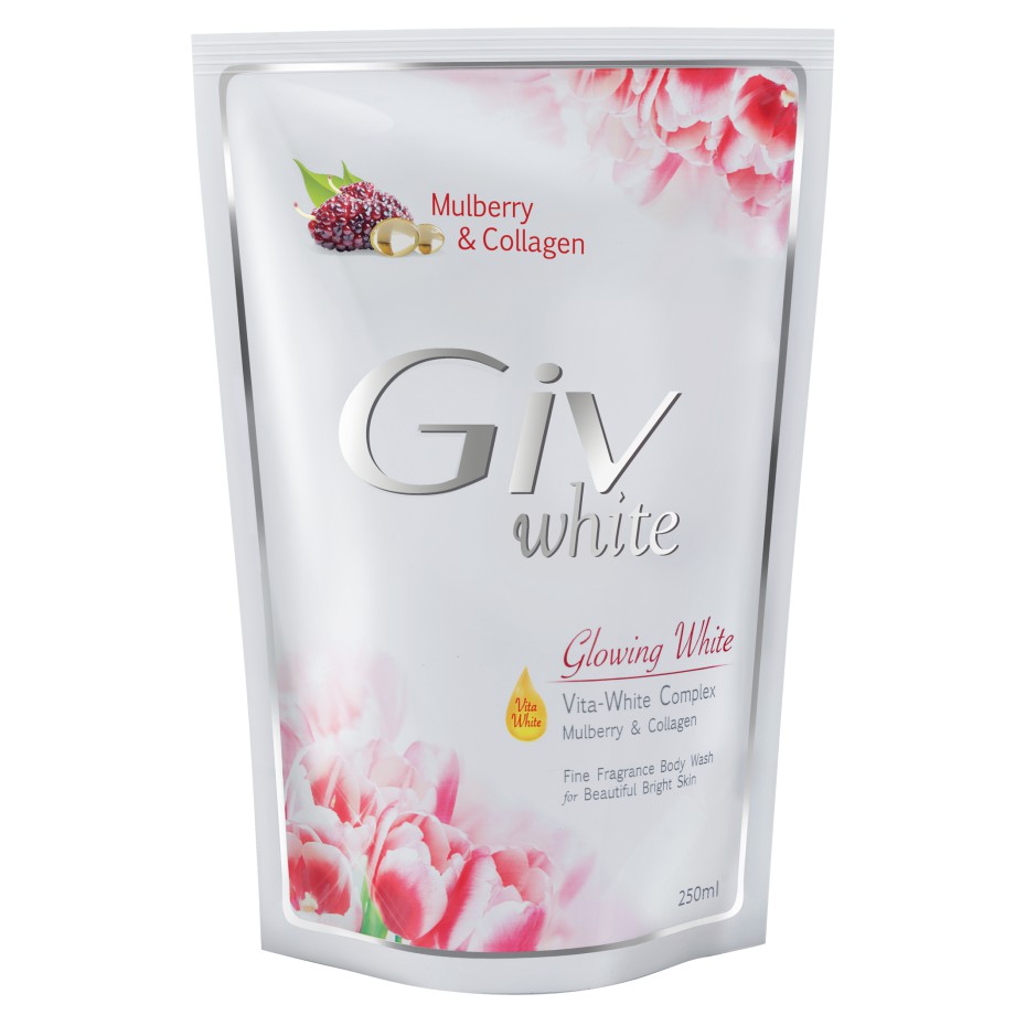 Giv Body Wash Mulberry Pouch 250 Ml