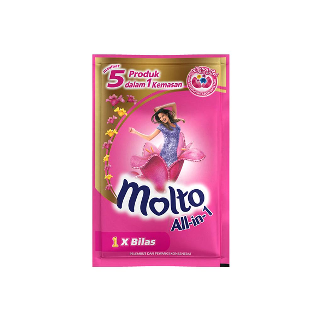 Molto All In 1 Pink 25 Ml Sachet Renceng 6 Pcs
