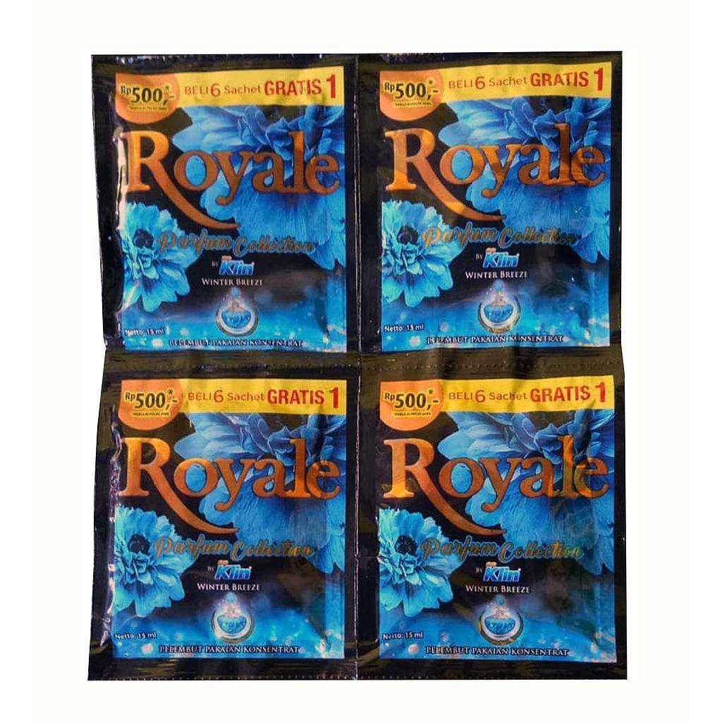 Soklin Royale Winter Breeze Sachet 15 Ml Renceng 12 Pcs