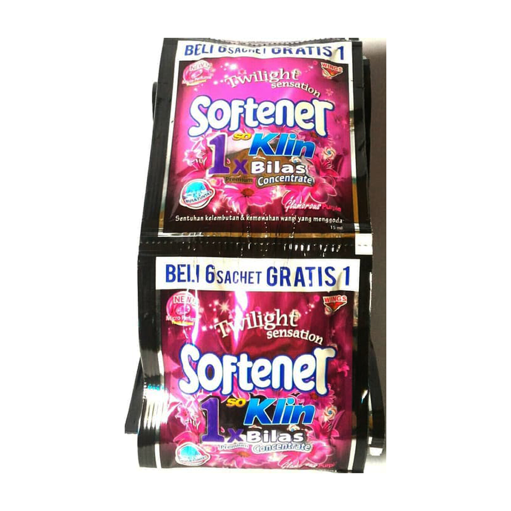 Soklin Softener 1x Bilas 15 Ml Sachet Renceng 12 Pcs