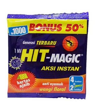 Hit Magic Aksi Instan Floral 0.4 G Sachet Isi 6 Pcs