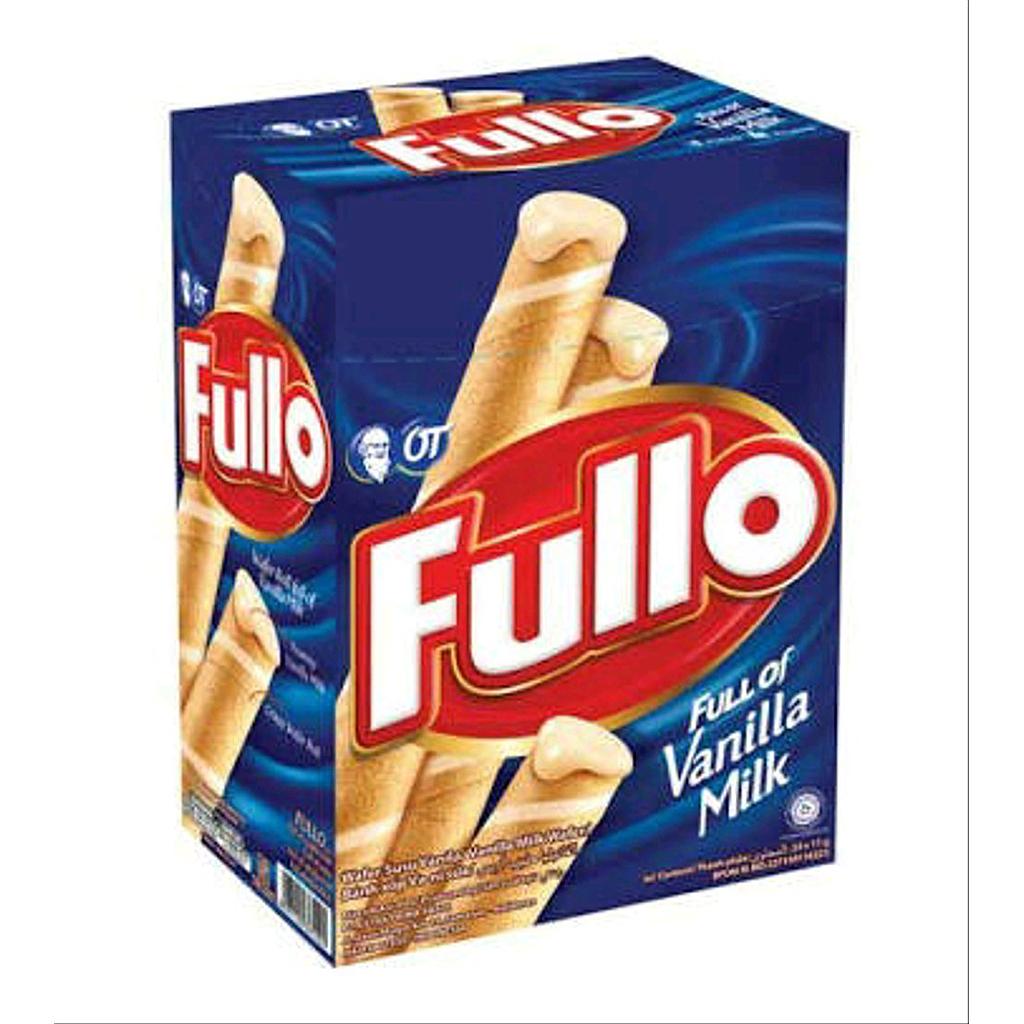 Fullo Wafer Roll Full Of Vanilla Milk Dus 24 Pcs