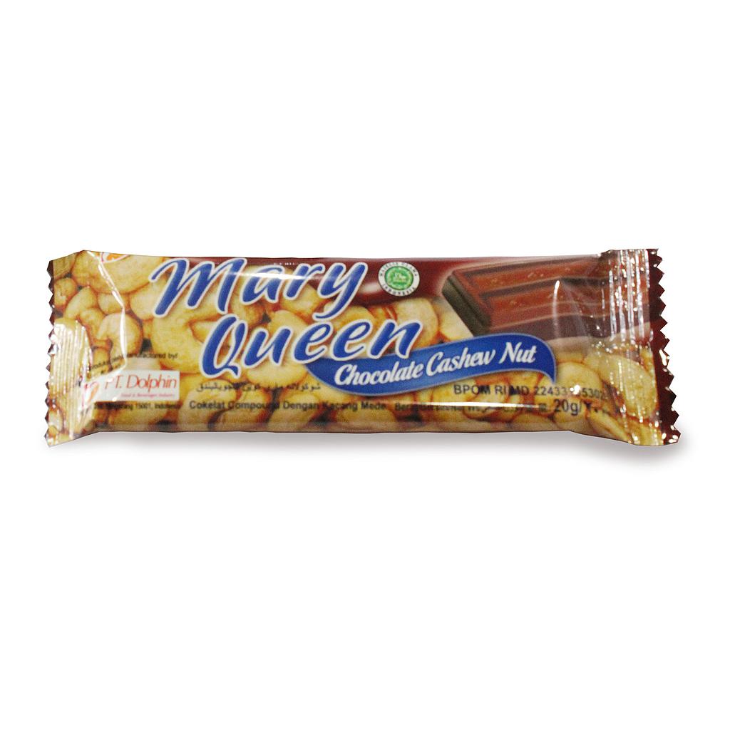 Mary Queen Chocolate Cashew Nut  Plastik Box 20 G