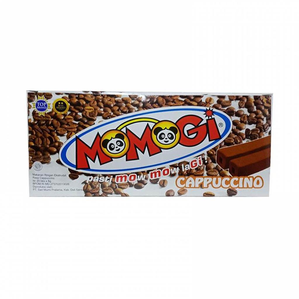 Momogi Capuccino Plastik  8 G Karton Isi 20