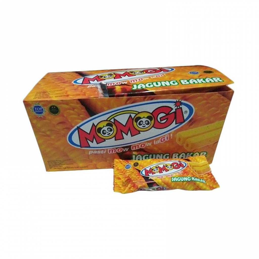 Momogi Jagung Bakar Plastik 8 G Karton Isi 20