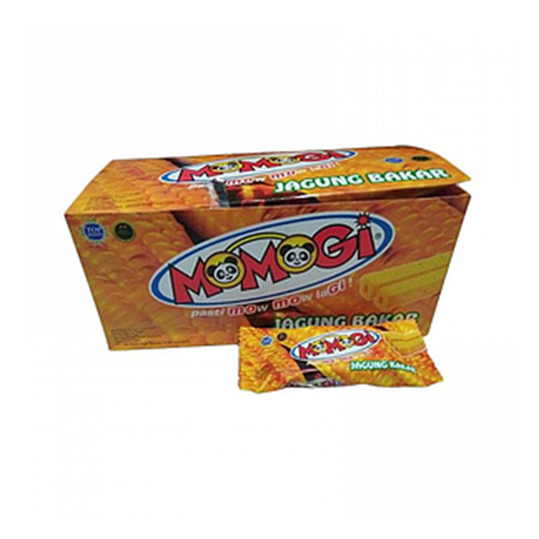 Momogi Stik Jagung Bakar 8 Gr Box Isi 20 
