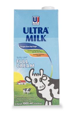 ULTRA MILK FULL CREAM 1000 ml Tetra Pack