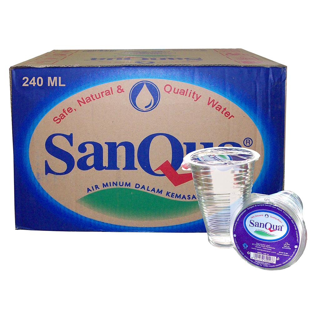 Sanqua Cup 240 Ml Karton Isi 48 Pcs