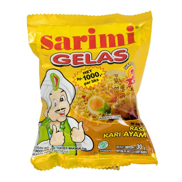 Sarimi Gelas Kari Ayam 30 Gr
