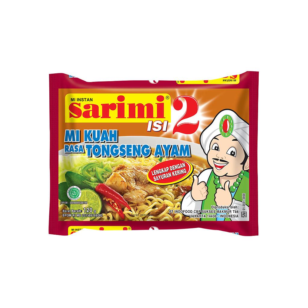 Sarimi Isi 2 Mie Kuah Rasa Tongseng Ayam 115 Gr Karton Isi 24 Pcs