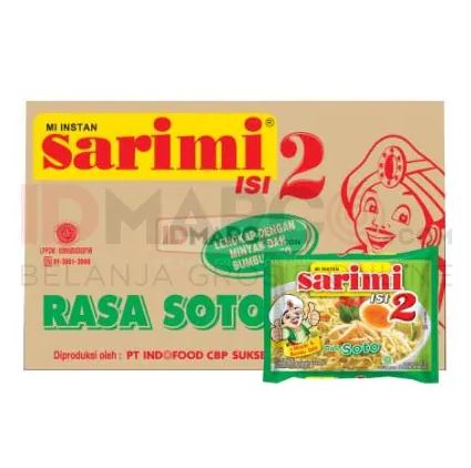 Sarimi Isi 2 Rasa Soto 115 G Karton Isi 24 Pcs