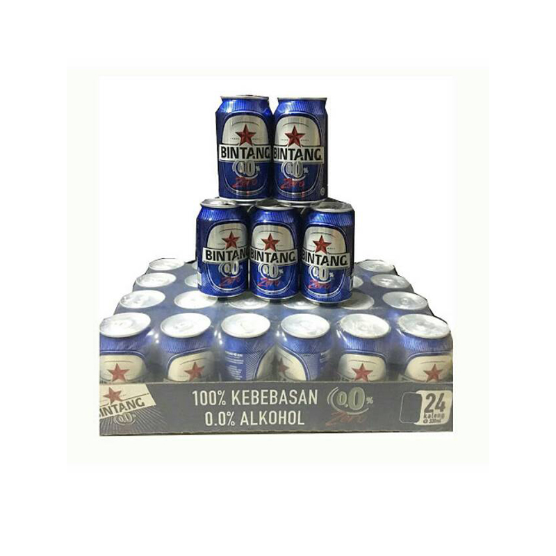 Bintang Zero 0.0% 330 Ml Karton Isi 24 Pcs
